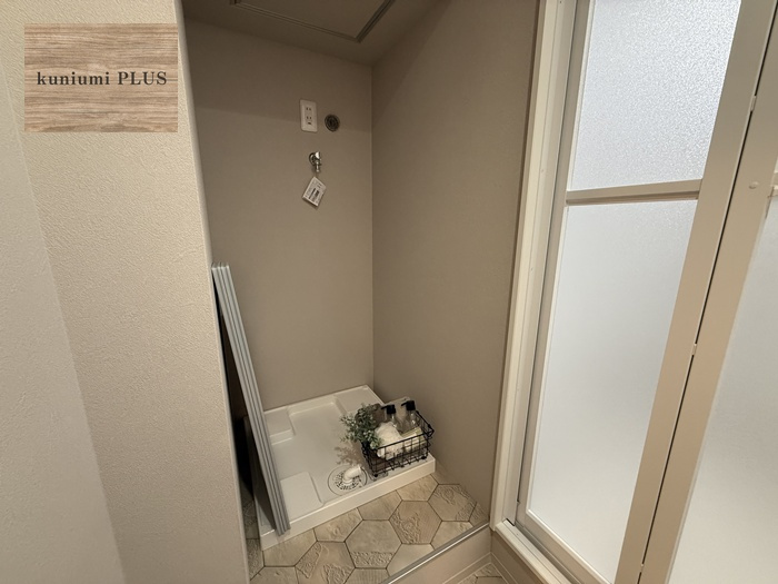 クローバーハイツ森小路二号棟のランドリースペース