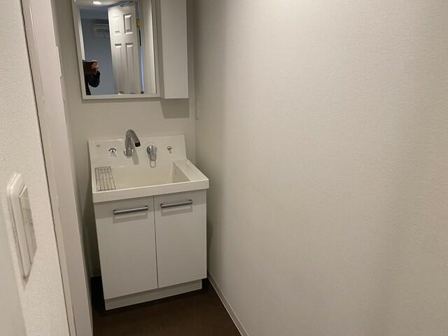 Ｔ’ｓ　ＳＱＵＡＲＥ　Ｅｂａｒａ－Ｍａｃｈｉ　Ｅａｓｔの洗面所|洗面所です