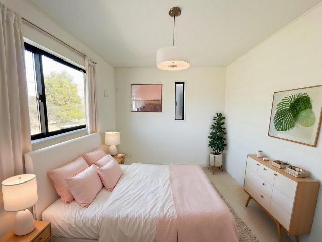 新築戸建・新築建売　白河市白坂第10　白河第一小・白河南中の洋室|画像はバーチャルホームステージングの加工による演出で、実際の家具は付きません。