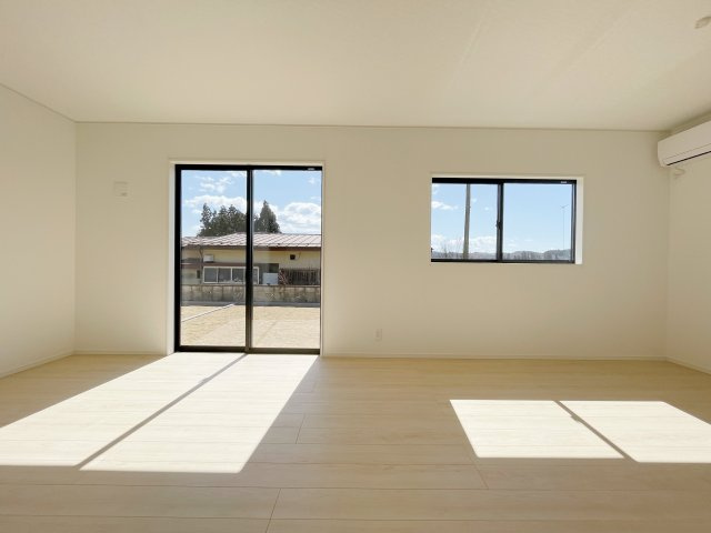 新築戸建・新築建売　白河市白坂第10　白河第一小・白河南中の居間・リビング