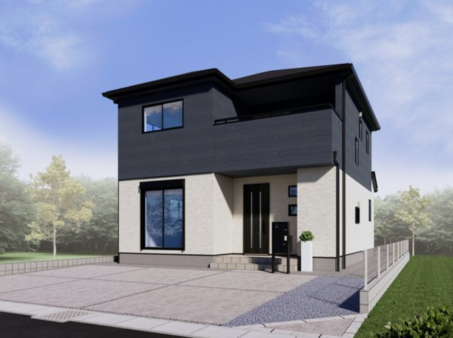 【外観パース】 | 鴻巣市小松1丁目　新築戸建　全14棟　12号棟 | 12号棟