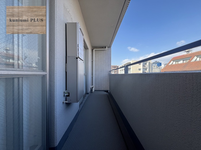 グランドハイツ大阪城公園のバルコニー