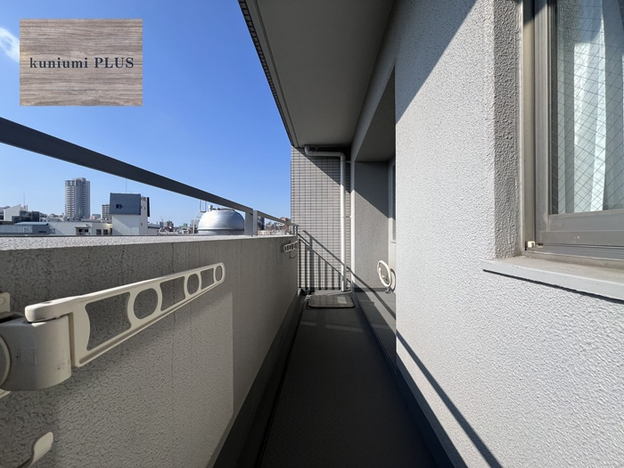 グランドハイツ大阪城公園のバルコニー