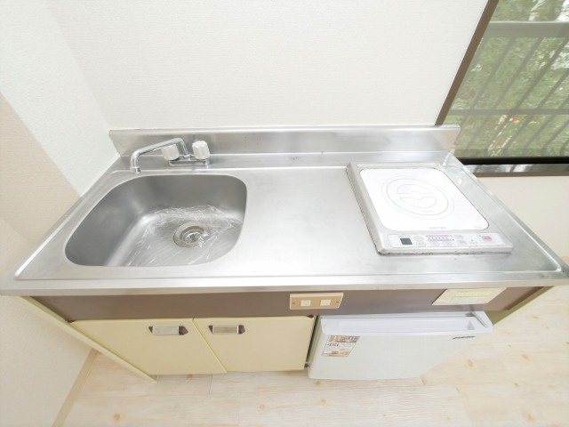 大阪市天王寺区茶臼山町の賃貸マンションのキッチン