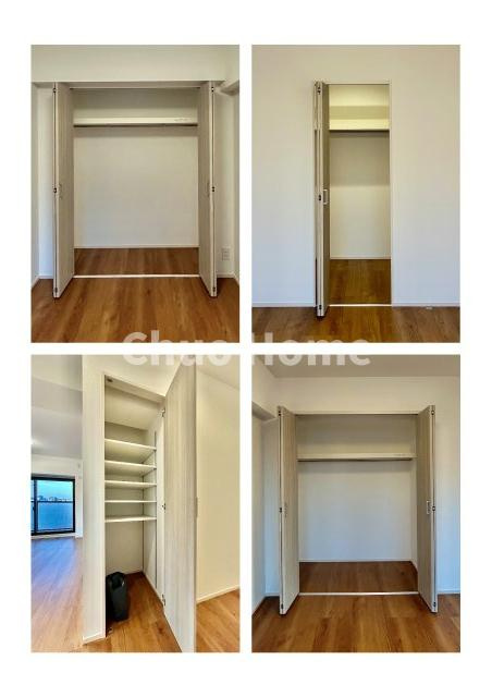 ネオコーポ木場の収納|居室にはクローゼットを完備し、自由度の高い家具の配置が叶うシンプルな空間です。お子様の成長と必要になる子供部屋を与えるにはぴったりの間取りですね。