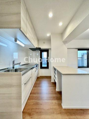 【キッチン】 | ネオコーポ木場 | ワイドで収納豊富なシステムキッチン