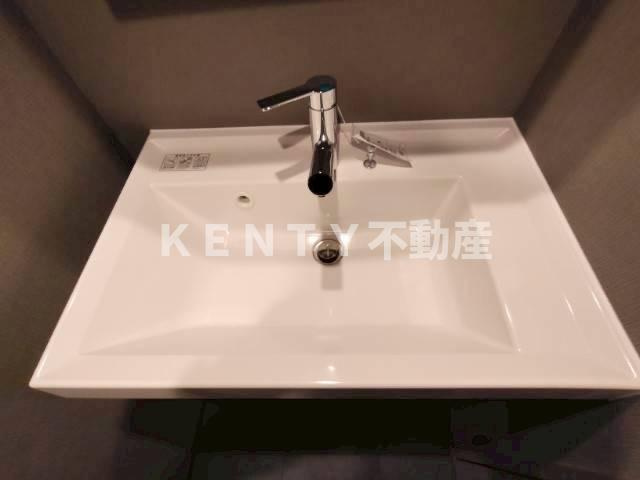 【洗面所】 | ザ・ライオンズフォーシア蒲田 | ゆったりとスペースのある洗面所