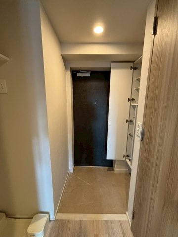 ジオエント福島野田の玄関