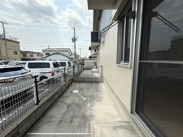 プリムールコートのバルコニー