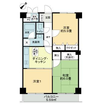 【間取り】 | ライオンズマンション戸塚５ | ３ＤＫの間取り！