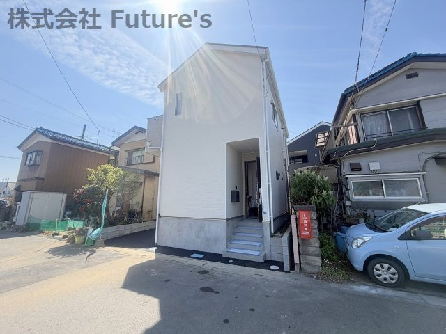 三郷市天神1丁目　新築戸建　全1棟の外観|現地の写真になります。
