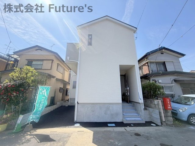 三郷市天神1丁目　新築戸建　全1棟の外観|現地の写真になります。