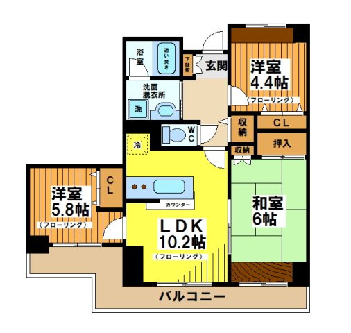 【間取り】 | ハイムローゼ