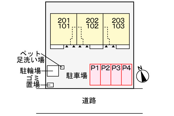 ノール・エトワールの駐車場|駐車場