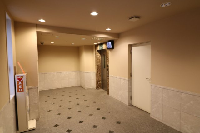 落ち着いたロビーです