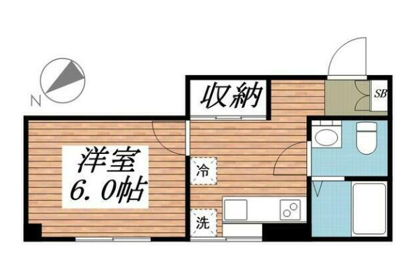 船橋市前原西７丁目のアパートの間取り