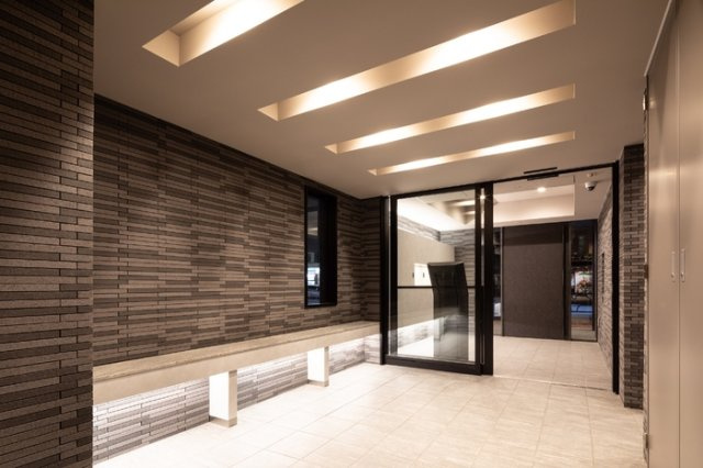 ロイジェント扇橋のロビー