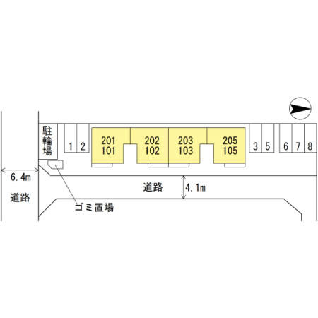 カーサの区画図