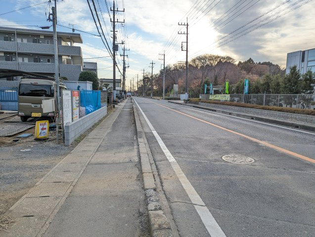 水戸市小吹町2期の前面道路含む現地写真|前面道路含む現地写真です