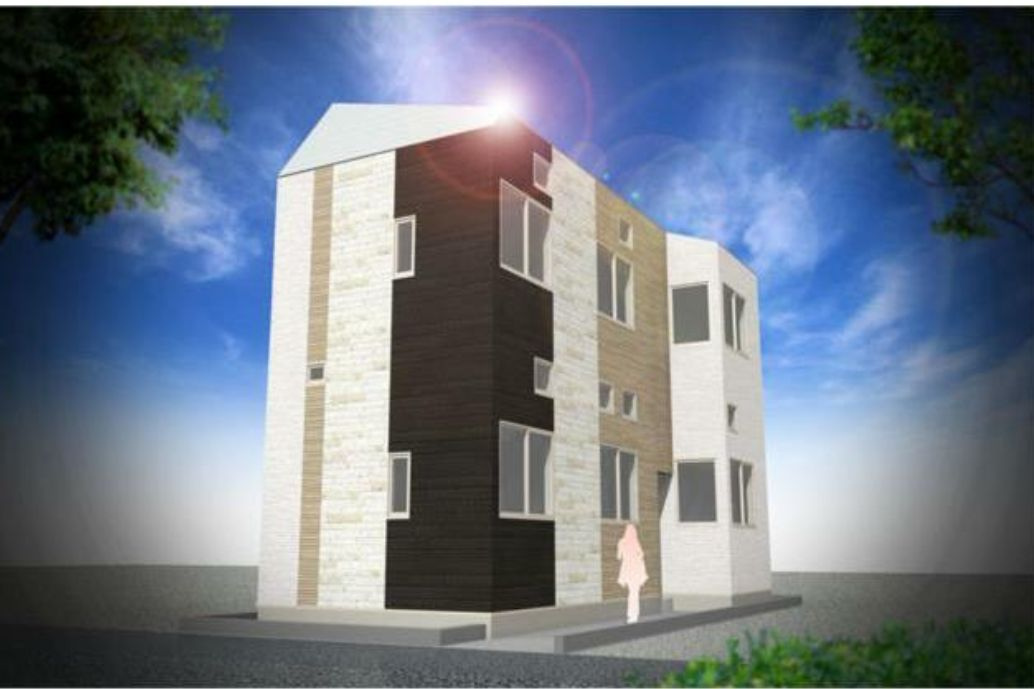 ハーモニーテラス巣鴨の外観パース|完成予想パース