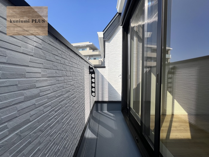 大阪市都島区毛馬町3丁目のバルコニー