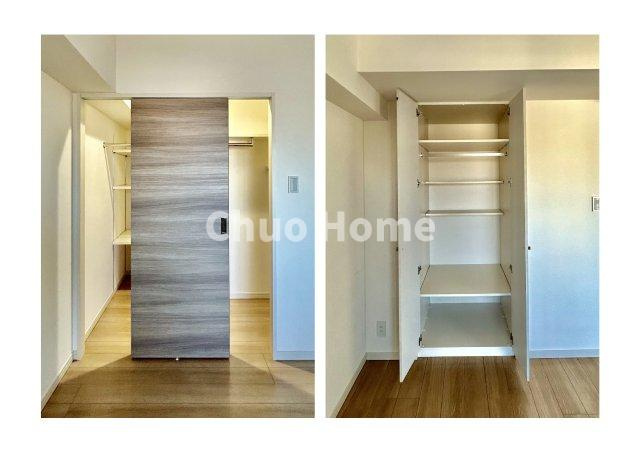 パレステージ浅草橋の収納|居室にはクローゼットを完備し、自由度の高い家具の配置が叶うシンプルな空間です。お子様の成長と必要になる子供部屋を与えるにはぴったりの間取りですね。