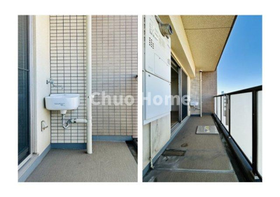 【バルコニー】 | パレステージ浅草橋 | バルコニーには外水栓が付いています