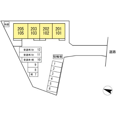 レオンハウスの区画図