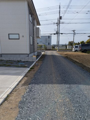 水戸市小吹町2期の前面道路含む現地写真|前面道路含む現地写真です