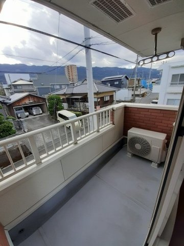 ア・ラ・モード　ヴィラ　Ａのバルコニー