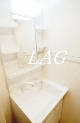 【洗面所】 | リブリ・blue | 洗面台です。