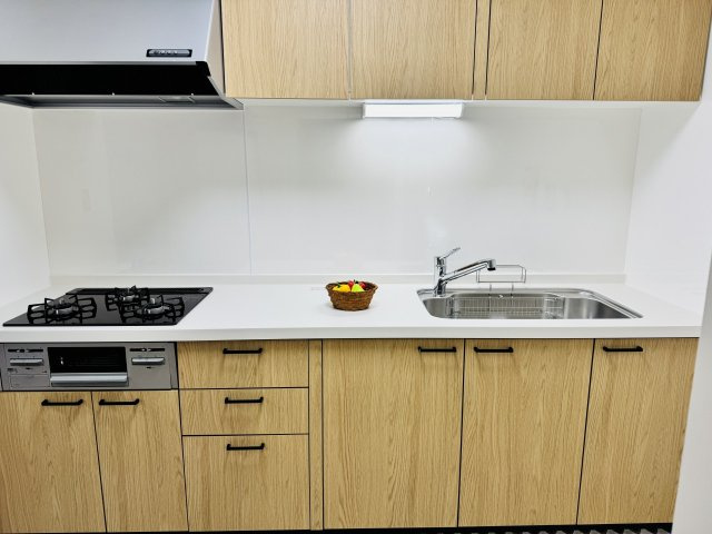グリーンヒル寺田　１２５号棟のキッチン|～新規交換済、使い勝手の良いシステムキッチン～