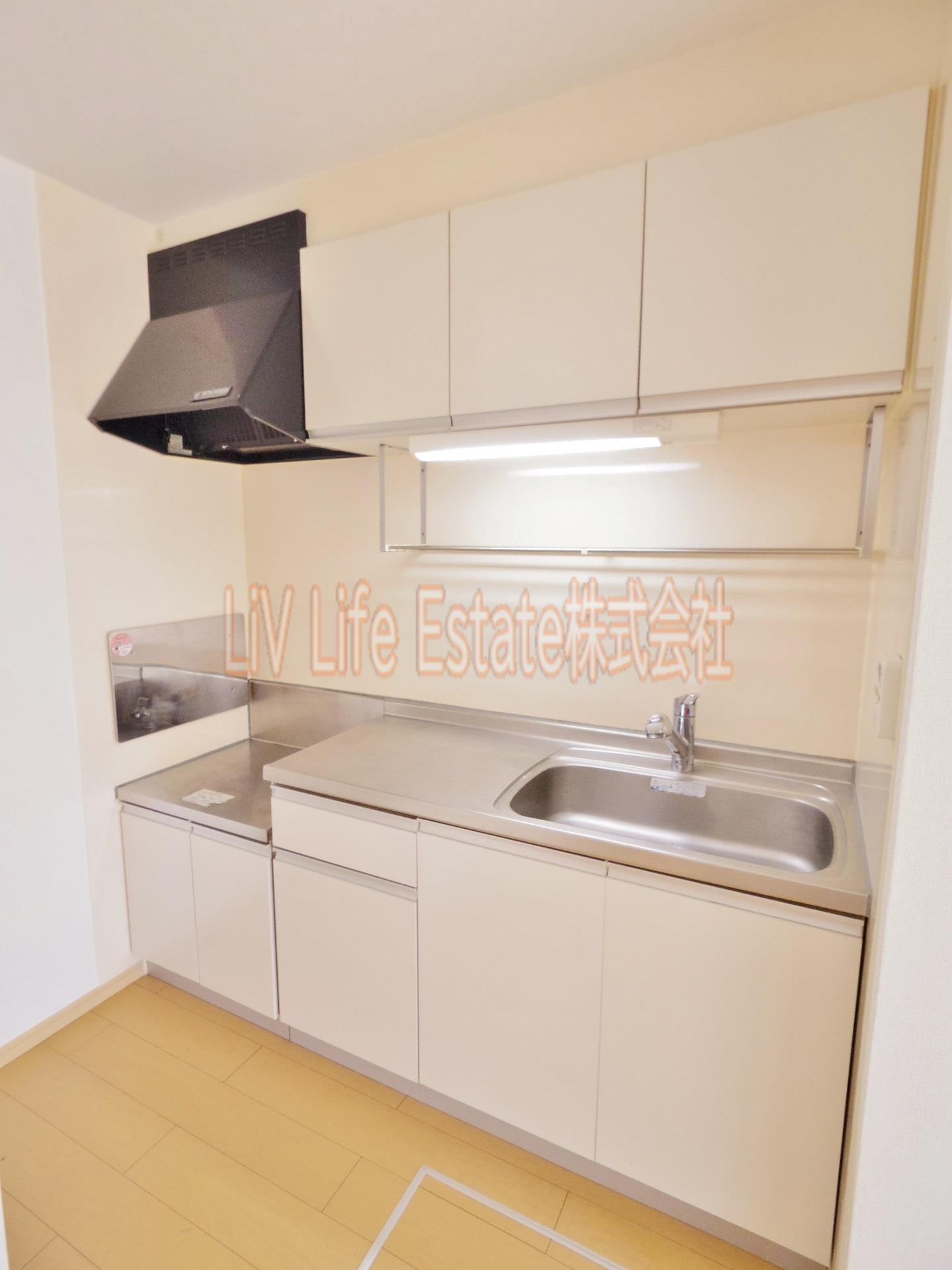 東村山市廻田町１丁目のアパートのキッチン