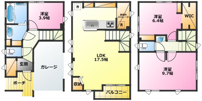【外観】 | 川崎市中原区木月3丁目戸建 | 2025年6月完成♪