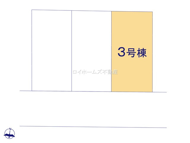 【区画図】 | 名古屋市千種区清明山１丁目10-17『仲介料無料』新築戸建て | 3号棟