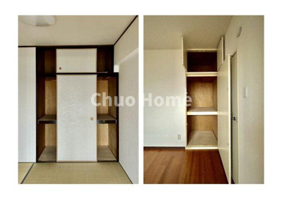 【収納】 | アイビハイツ柴又 | 居室にはクローゼットを完備し、自由度の高い家具の配置が叶うシンプルな空間です。お子様の成長と必要になる子供部屋を与えるにはぴったりの間取りですね。