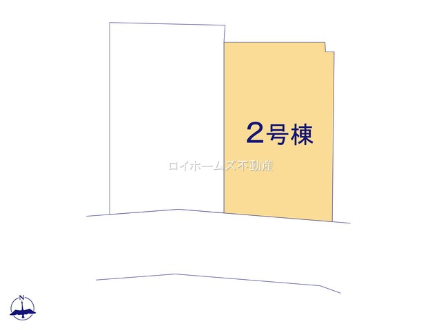 【区画図】 | 名古屋市西区坂井戸町153『仲介料無料』新築戸建て | 2号棟