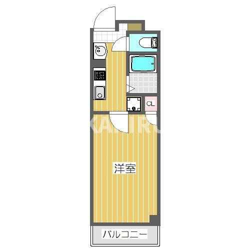 グランパシフィック鶴橋 の間取り
