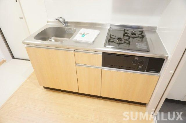 熊本市中央区黒髪１丁目のアパートのキッチン