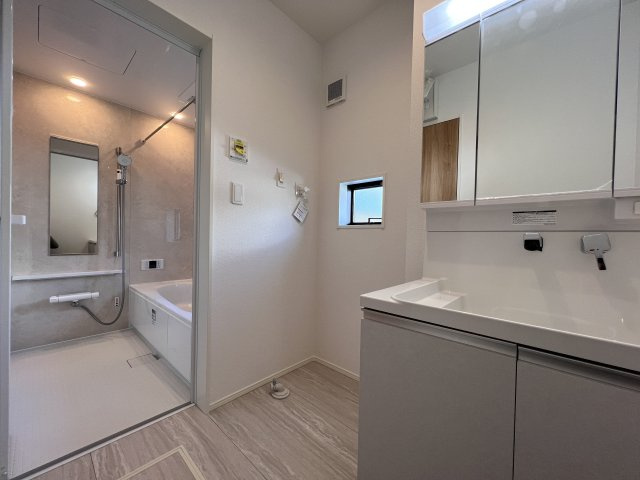 【洗面所】 | 香美市土佐山田町宝町４丁目/5号棟　残り1棟！