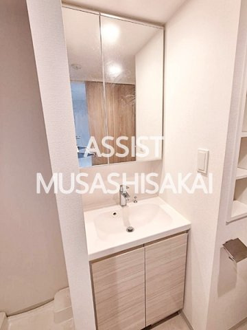 アーバンキューブ三鷹の独立洗面台