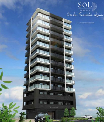 【外観パース】 | ソルテラスOSAKA千里丘駅前