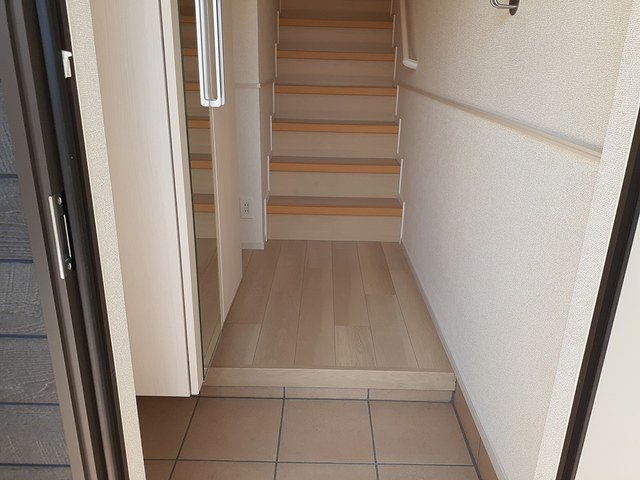 グリーンフェア大野の玄関