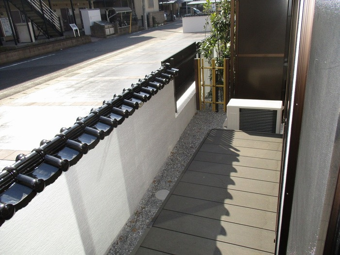 月うさぎ 弐のバルコニー