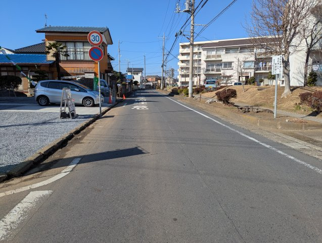水戸市見川1期の前面道路含む現地写真|前面道路含む現地写真です