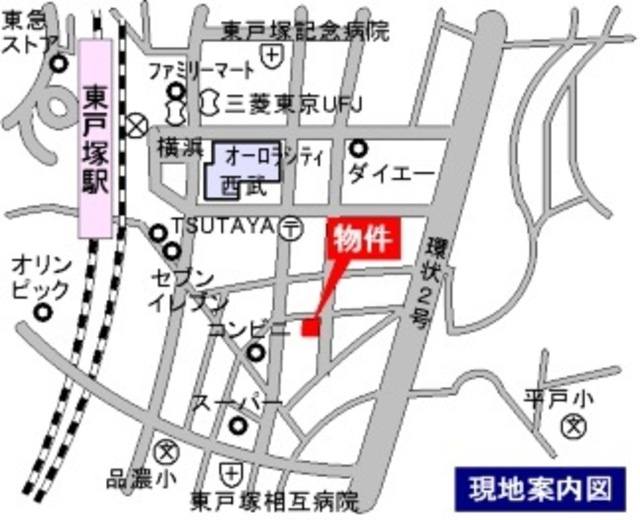 グリーン・ケイ東戸塚の地図
