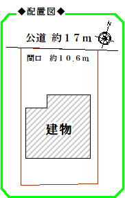 津島市大字津島字北新開の区画図