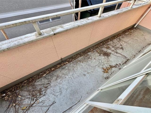 ハイツ西庄のバルコニー