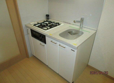 【キッチン】 | ナビウス西新宿 | グリル付き2口コンロ。