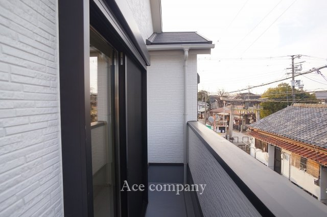 【バルコニー】 | 八尾市上之島町南2丁目 | 北側のバルコニーです☆